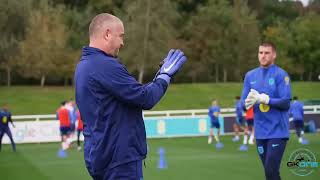 Goalkeeper training @england  Jordan Pickford  Aron Ramsdale  Sam Johnston