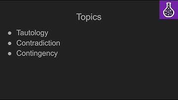 Tautology, Contradiction, and Contingency | Discrete Math