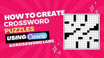 Crossword Puzzle Creation Made Easy with Canva and Crossword Labs #canvatutorial #canva #chatgpt