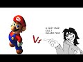 Mario vs jeff the killer