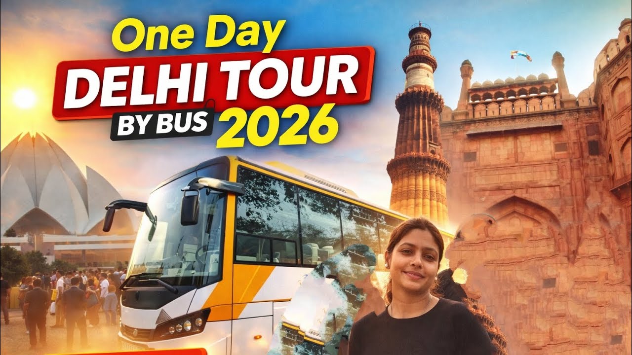 One Day Tour Package | Perfect 1 Day Travel Plan in Delhi 🇮🇳 | 