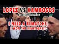 I WON THE FIGHT! I NEED A REMATCH NOW! POST FIGHT INTERVIEW - TEOFIMO LOPEZ VS. GEORGE KAMBOSOS JR.