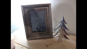 Creating a vintage mirror with old picture frames