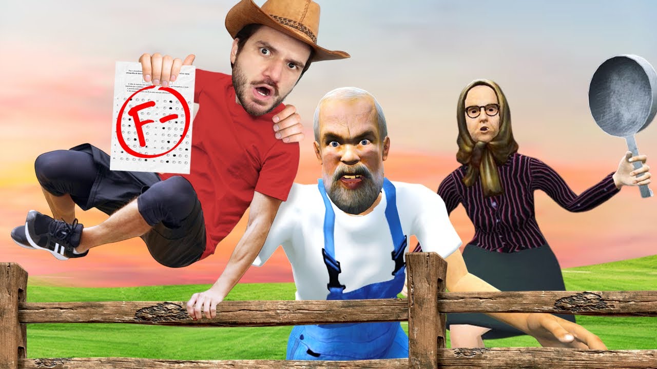 SCHOOLBOY RUNAWAY, MAS AGORA ELE TÁ DE FÉRIAS E PRECISA FUGIR DA FAZENDA DOS AVÓS!