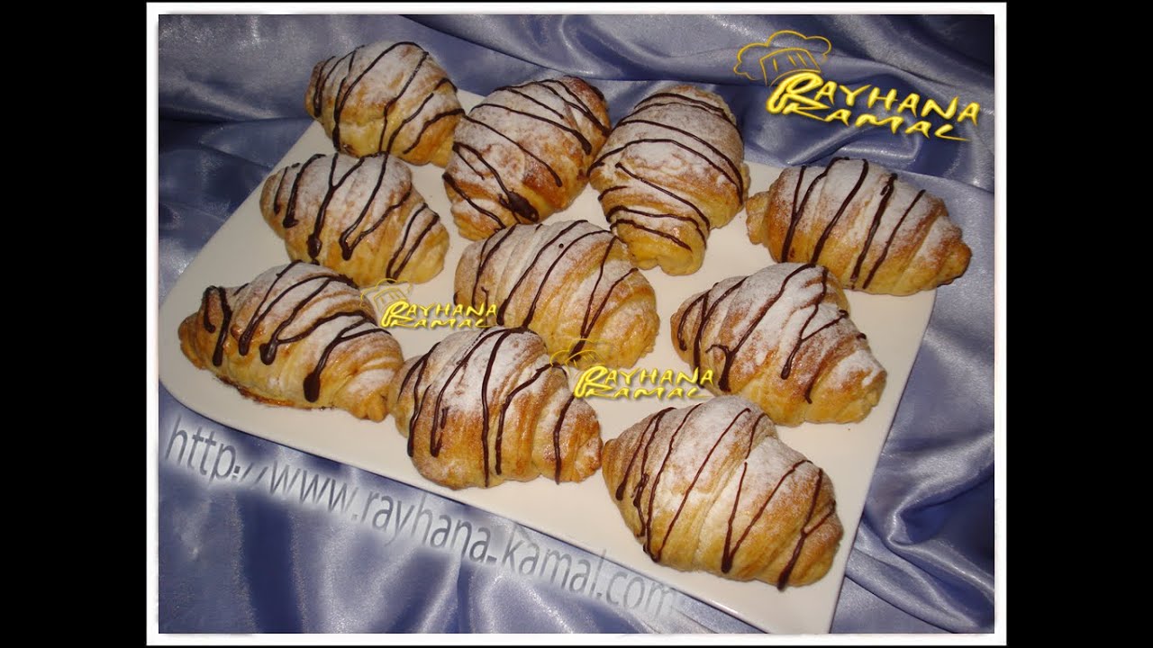 شهيوات ريحانة كمال كرواسون بالشوكولاتة رائعة جدا