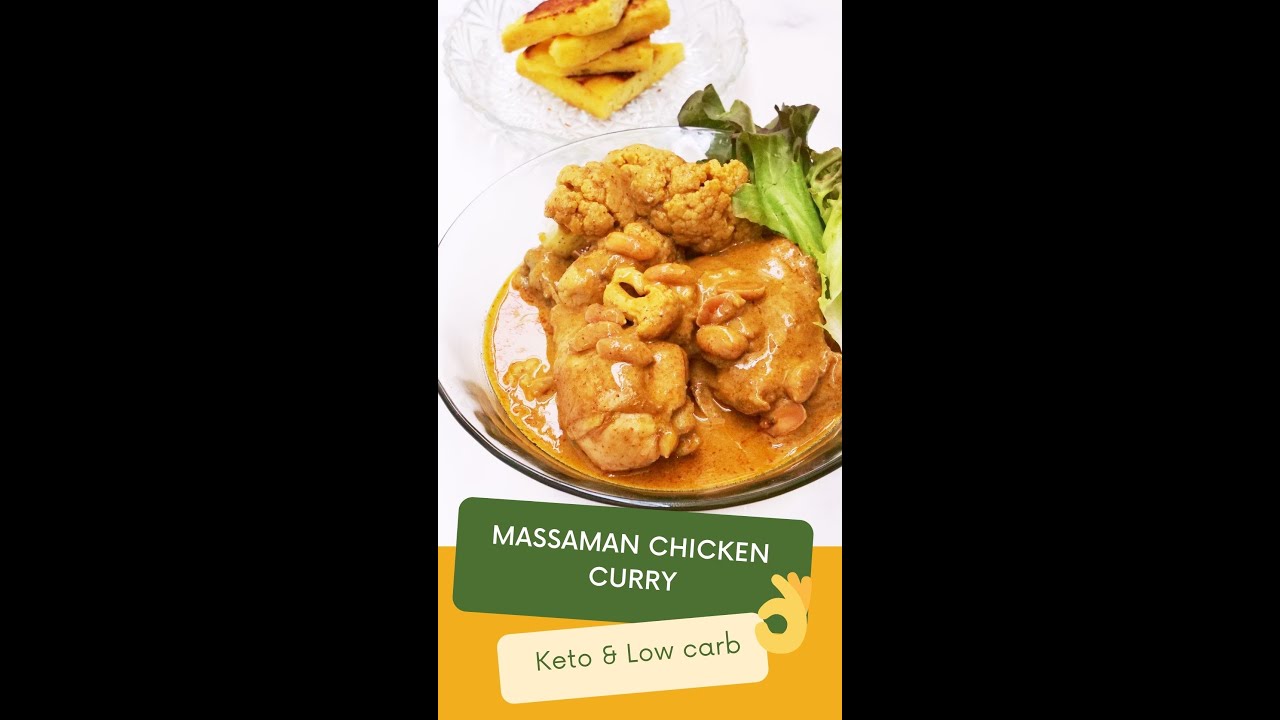 Easy Keto Massaman Curry Chicken With Cauliflower Recipe Shorts Keto