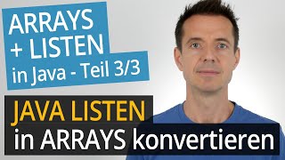 Java Listen in Arrays konvertieren - Methoden verstehen und richtig anwenden