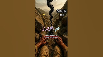 Surah 94: Ash-Sharḥ — The Relief | سورة الشرح