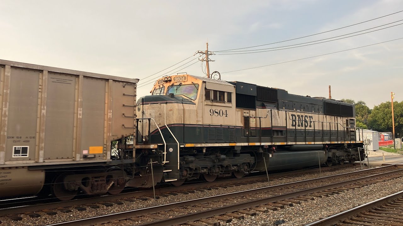 Sd70mac Rear (DG 116) BNSF #9804 (Executive SD70MAC) Rear DPU on a WB coal empty ...