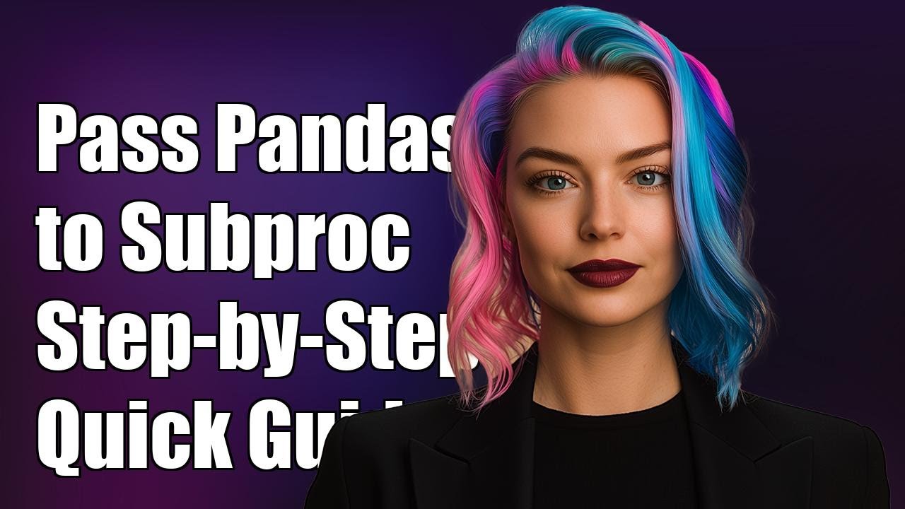 How to Pass a Pandas DataFrame to Python subprocess.Popen: A Step-by ...