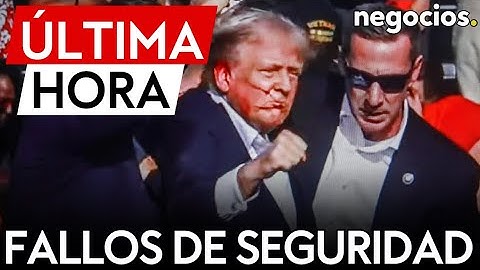 ÚLTIMA HORA: Caos en EEUU: el Servicio Secreto suspende a agentes por fallos en el atentado a Trump