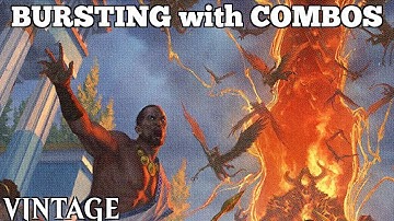 BURSTING with COMBOS | Vintage Cube Draft | MTGO