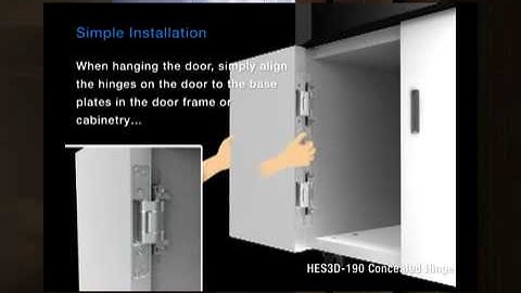 HES3D Concealed Hinge x264