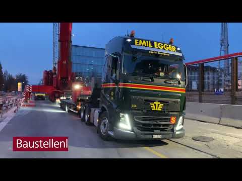 EMIL EGGER Schwergut Logistik - video from EMIL EGGER
