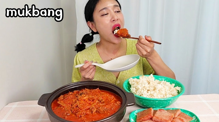 오랜만에🥵엄청매운🔥실비김치찜🔥먹방(ft.스팸) Korean Food Spicy Kimchi-Jjim Mukbang eating show