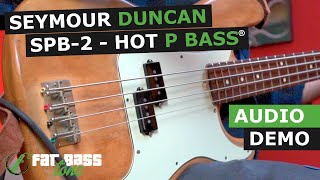 Seymour Duncan SPB-2 Hot Precision Bass Pickup Demo