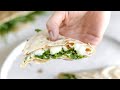 Vegan Italian STRACCHINO CHEESE in Piadina Sandwich - Homemade and ready in 30 mins!