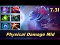 Puck Mid Carry Physical Damage Build | Dota 2 7.31 Highlights