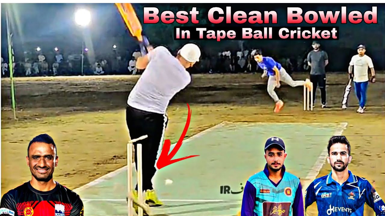 Best Clean Bowled in Tape Ball Cricket 🔥 | Umri pacer Zaheer kalia ...