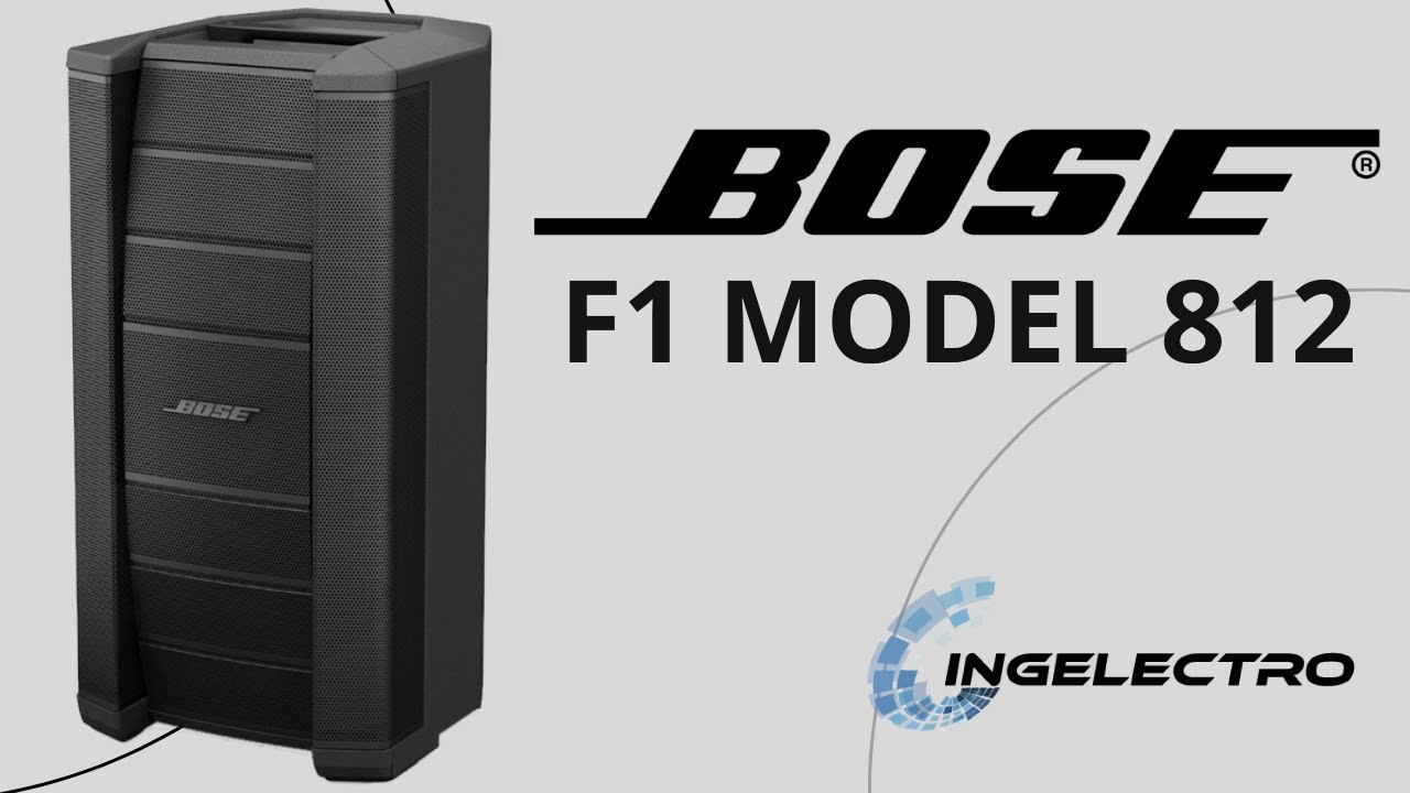 CABINA ACTIVA BOSE F1 model 812 | REVIEW EN ESPAÑOL (INGELECTRO SAS) -  YouTube