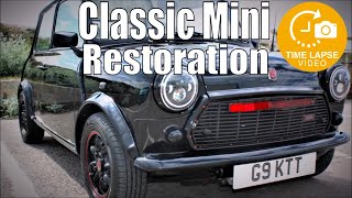 180 Day Restoration - Classic Mini Rust to Show Car Timelapse