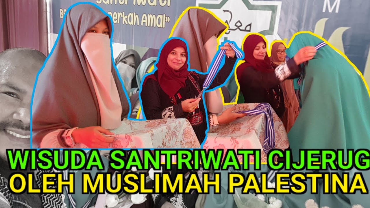 MUSLIMAH PAESTINA HADIRI WISUDA DI CIJERUK BOGOR 
