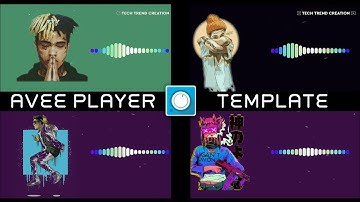 Trending bar avee player template || New avee player template free download tech trend creation