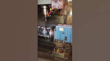 Vmc machine drilling @a.k6350#vmcmachining #machine #cnc #vmctooling #vmcsetting #hmc