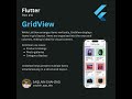 ListView &amp; GridView in flutter  #flutter #coding #programming #mobileappdevelopment