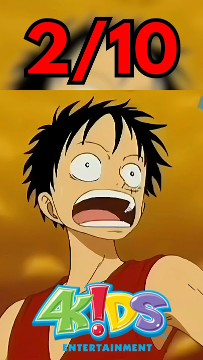 Rating the Strawhats 4KIDS One Piece Dub Voices