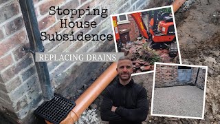  Stopping House SUBSIDENCE! 🛑 Replacing Drains Before Resin Installation