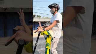 So much fun going to school on a scooter🥰 #shortvideo #shortsviral #shorts #fyp #funny #funny