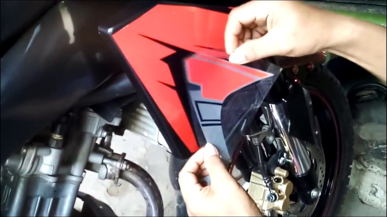 04 Cutting Stiker Motor Vixion Boegel Youtube