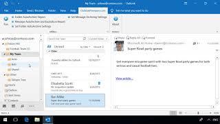 Configure AutoArchive Settings of Outlook Folders
