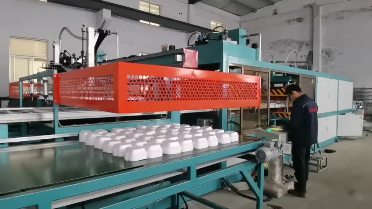 PS Foam Food Box Plate Dish Tray Making Machine automtatic production line equipment