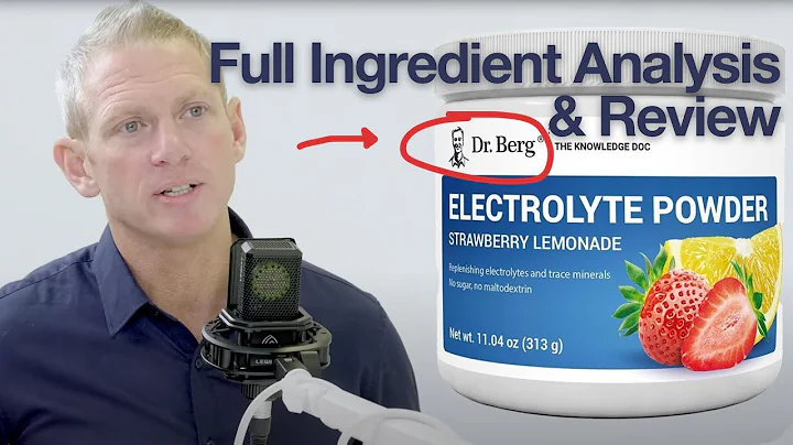 Dr. Berg's Electrolytes Expert Analysis & Review By Leading Nutritionist