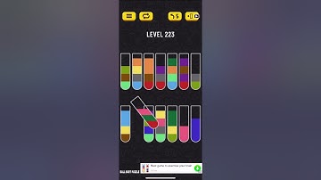 Water Sort Puzzle level 223