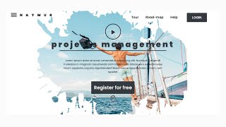 Information landing page development | greenshock(gsap) animation Update