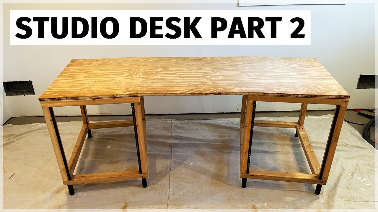 Building My New Home Studio (Pt. 32) - Studio Desk Part 2