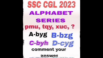 Alphabet series reasoning| #reasoning #ssc #railway #shortfeed #shorts #trending #youtubeshorts