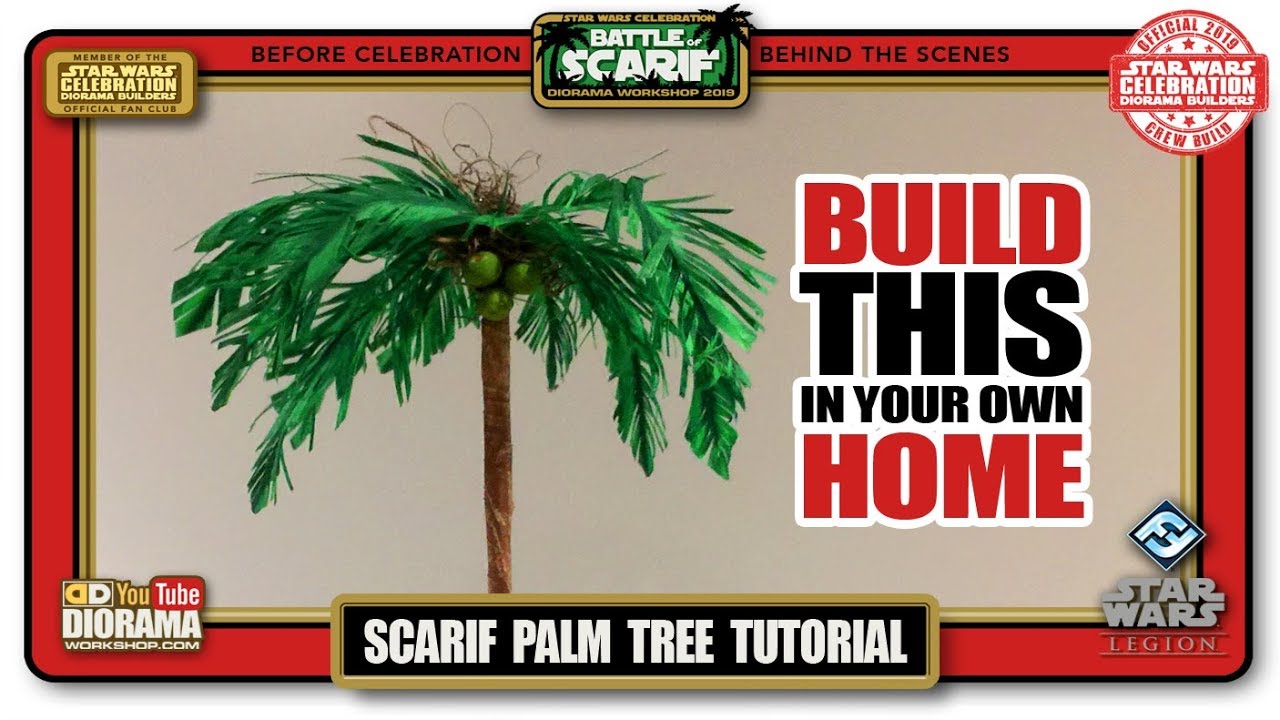 DIY SCARIF PALM TREE STAR WARS - YouTube