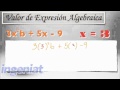 CONALEP Valor numérico de una expresión algebraica (versión 2)