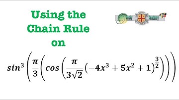 How to Use the Chain Rule on Compositions of Multiple Functions