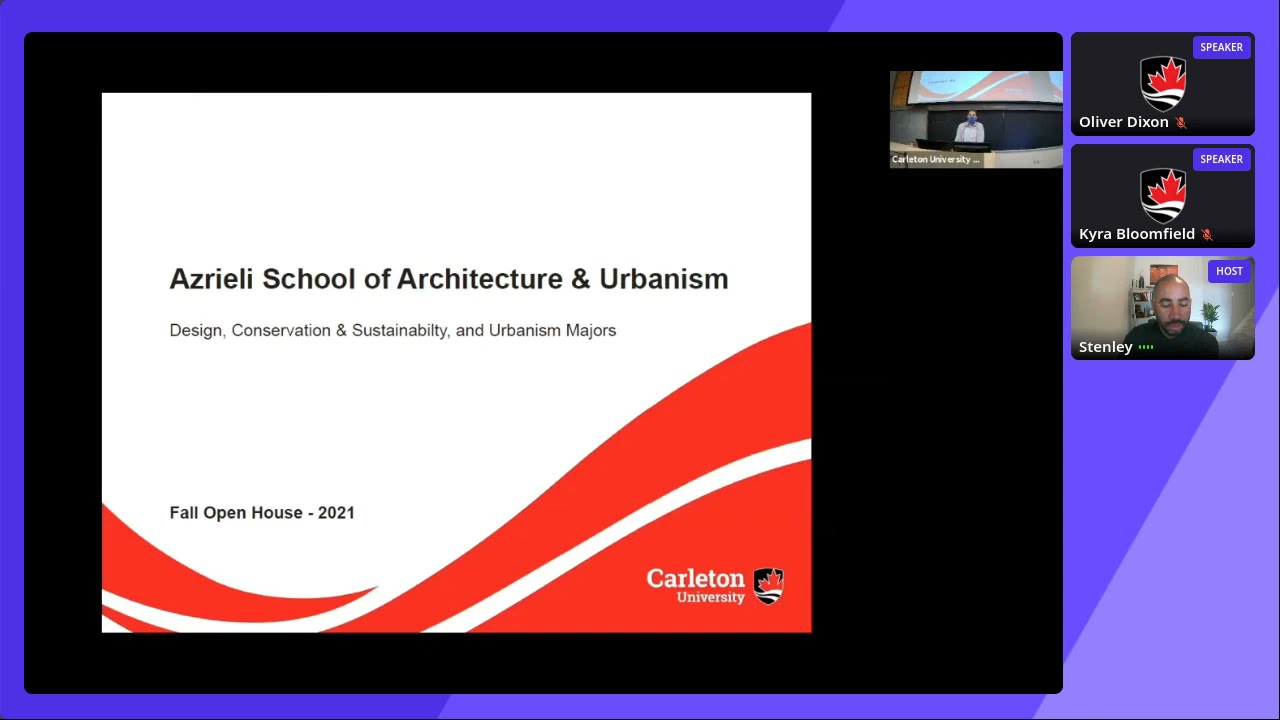 Virtual Fall Open House 2021: Architectural Studies