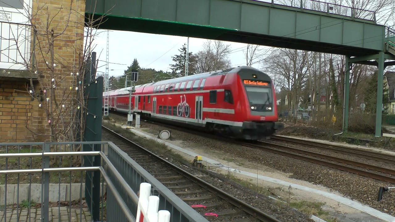 Bauarbeiten S-1 zwischen Birkenwerder - Oranienburg, Teil 3, 28.02.2024