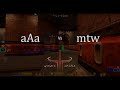 aAa vs mtw Quake 3 Arena CTF q3ctf2 2003-08-16