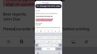 Customize Your Email Text! ✏️🎨 | eM Client Mobile
