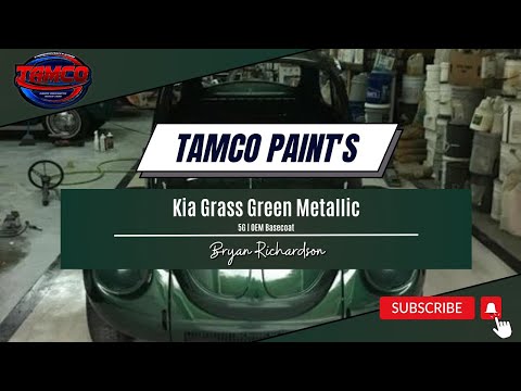 Green Automotive Paint Colors