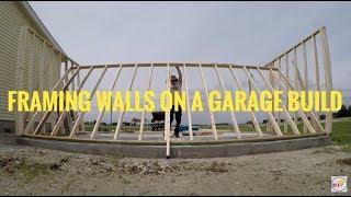 Wall Framing: Building a Garage | How To | MY DIY
