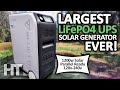 BLUETTI EP500 5120wh LiFePO4 UPS BACKUP Off Grid Solar Generator Kickstarter Review